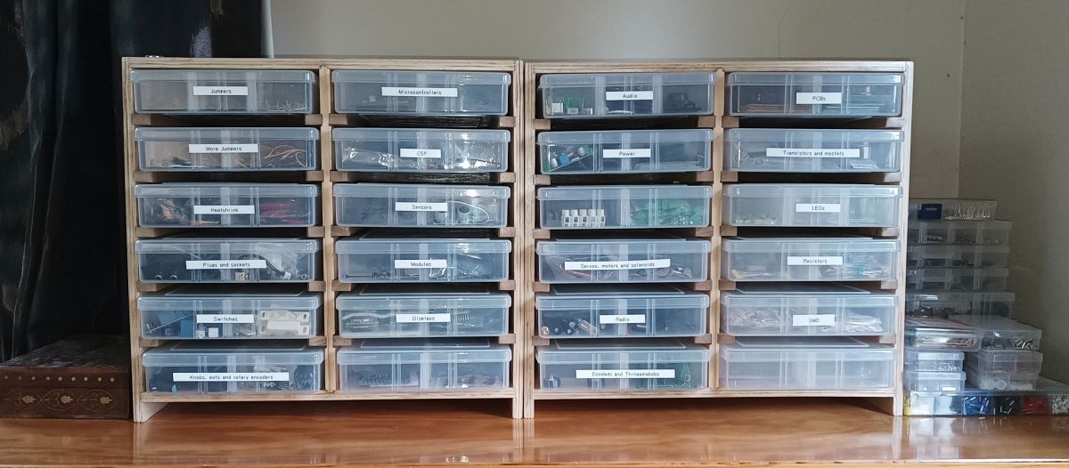 DIY Custom Shelving for Electronic Component Storage: My&nbsp;Experience