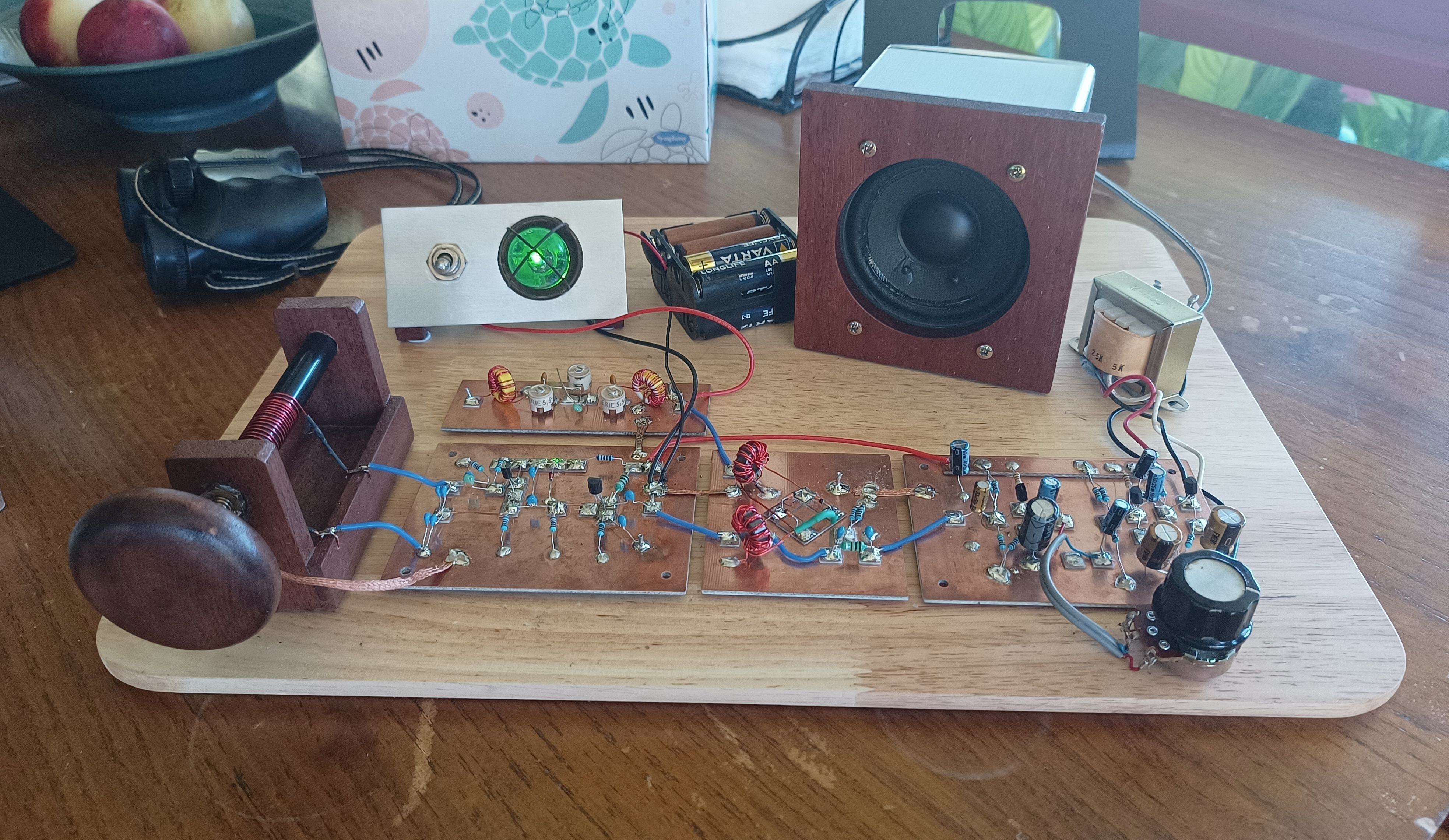 My Build of the Soldersmoke 40M Direct Conversion Receiver – Garry's blog