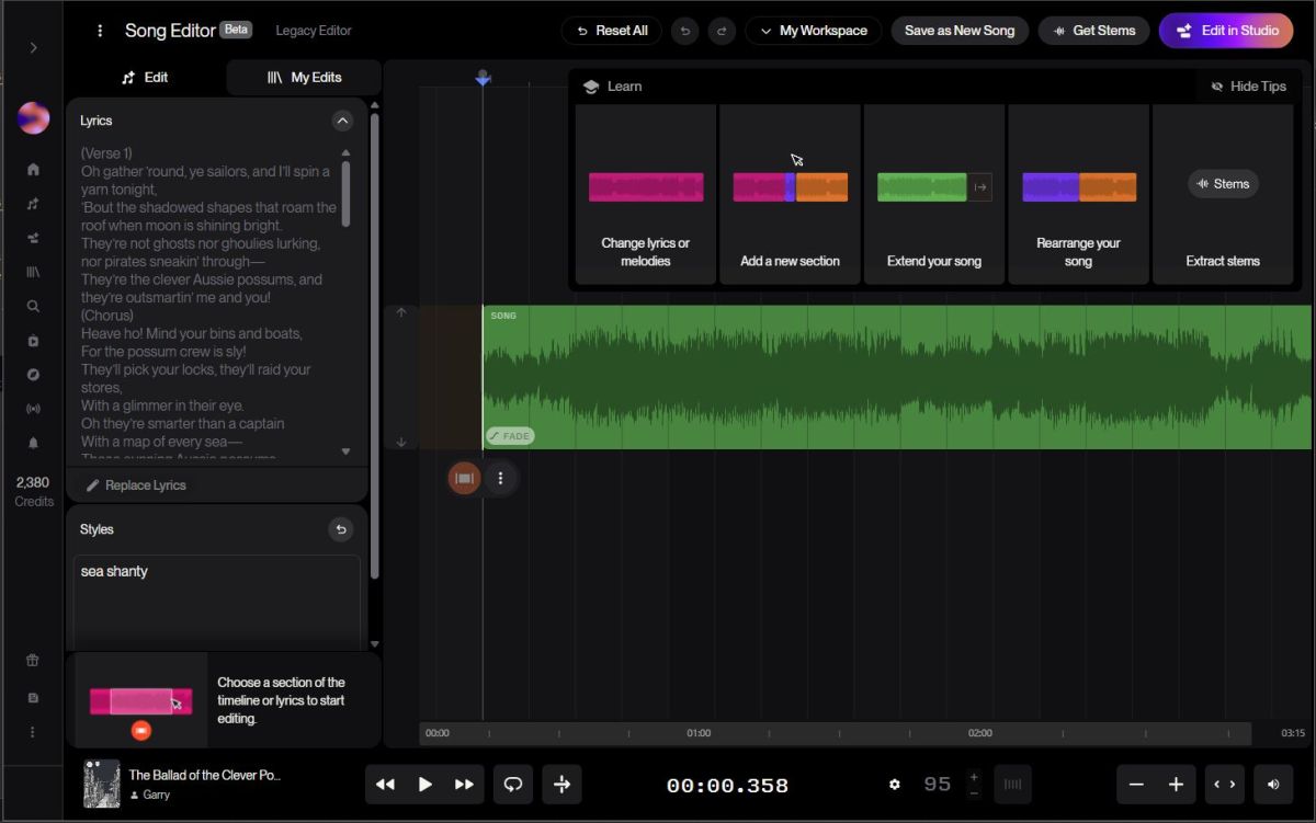 Trying Out Suno: My First Experiments with AI Generated&nbsp;Music